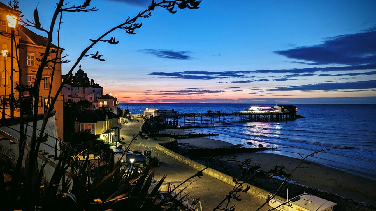 Cromer at sunset